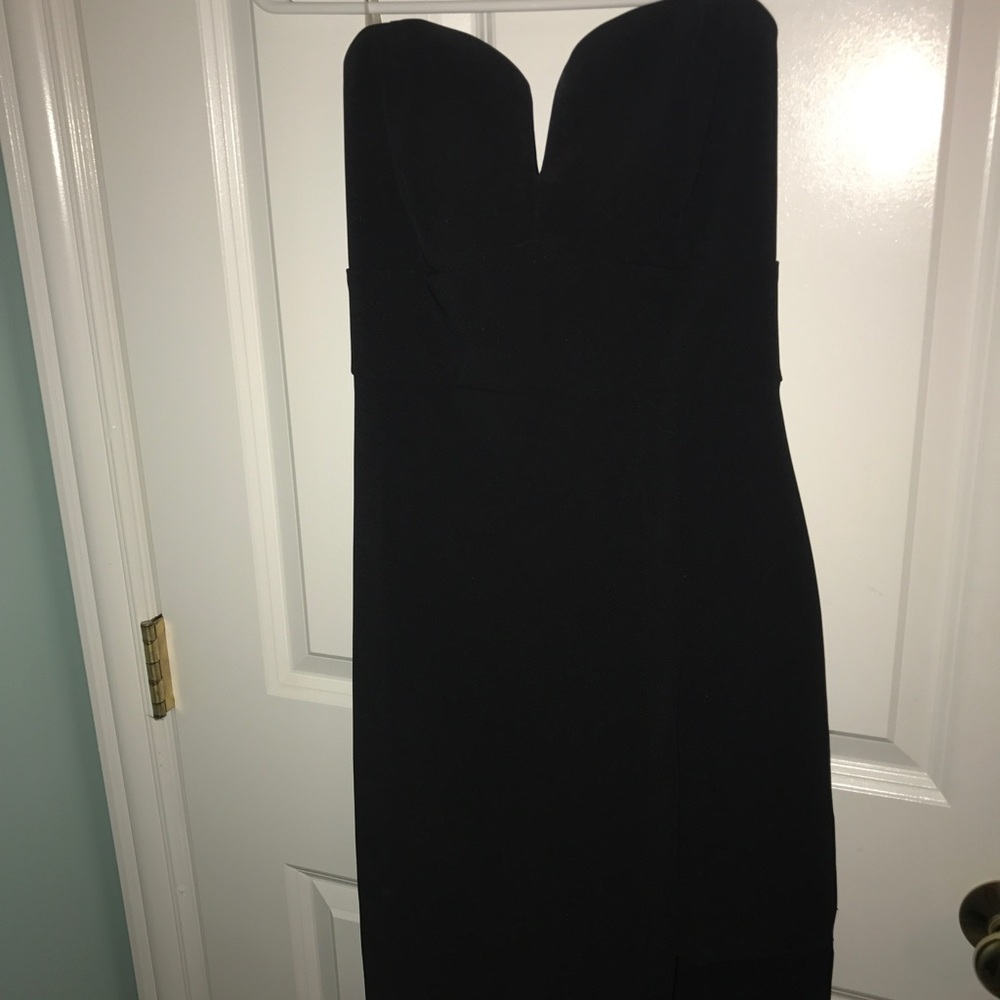 Lulus asymmetrical black dress